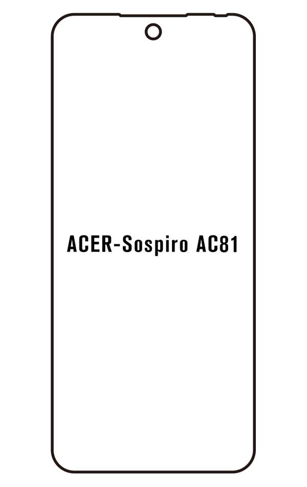 Film hydrogel pour écran Acer Sospiro AC81