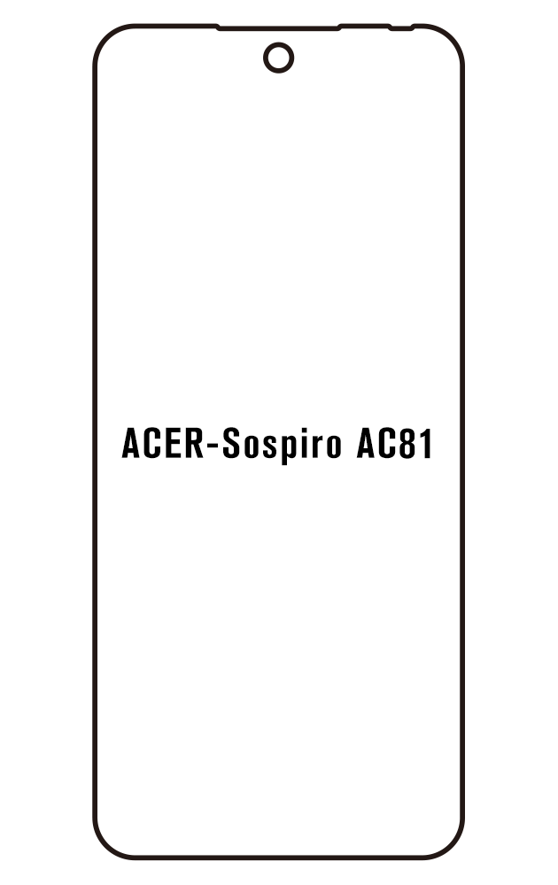 Film hydrogel pour écran Acer Sospiro AC81