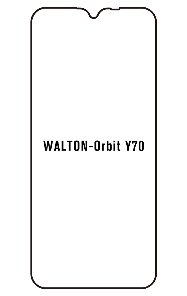 Film hydrogel pour Walton Orbit Y70