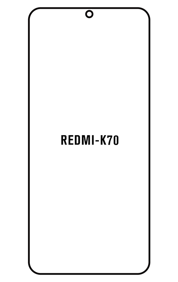 Film hydrogel pour écran Xiaomi Redmi K70