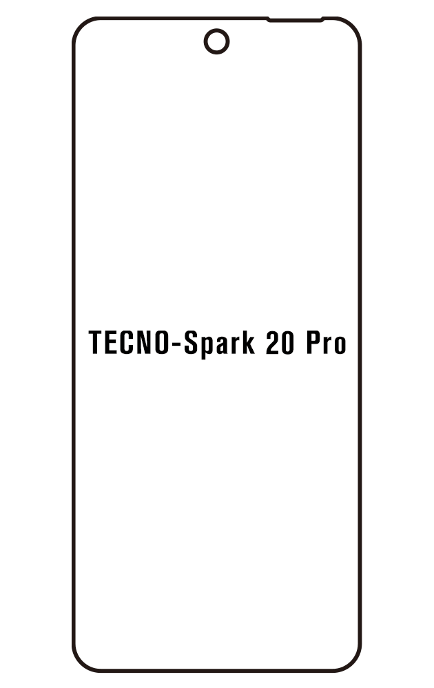 Film hydrogel pour écran Tecno Spark 20 Pro 5G