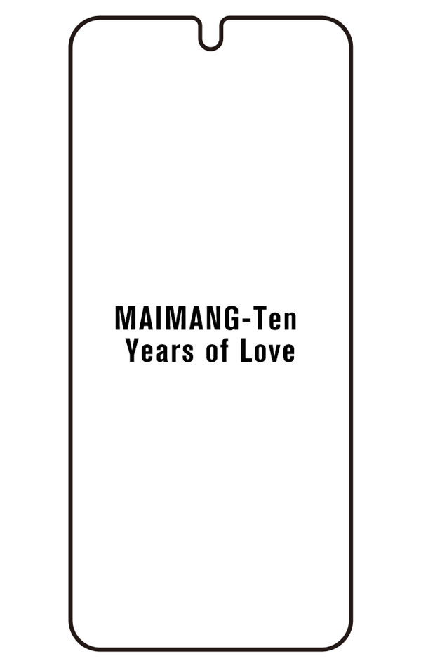 Film hydrogel pour U-MAGIC Maimang-Ten Years of Love