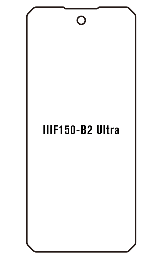 Film hydrogel pour IIIF150 B2 Ultra