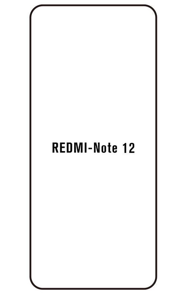 Film hydrogel pour écran Xiaomi Redmi Note 12 5G (China)