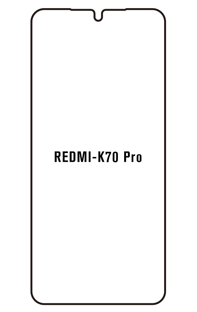 Film hydrogel pour écran Xiaomi Redmi K70 Pro