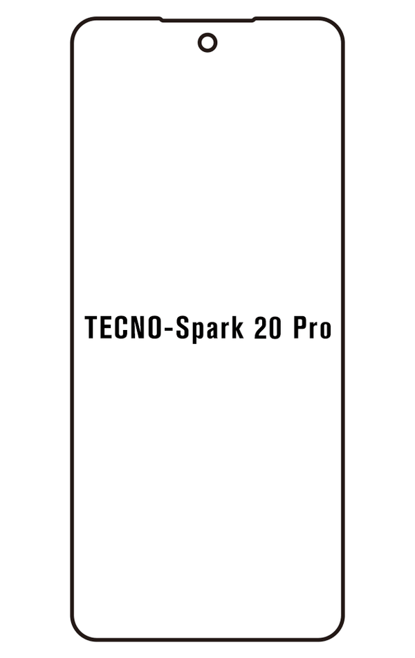 Film hydrogel pour écran Tecno Spark 20 Pro