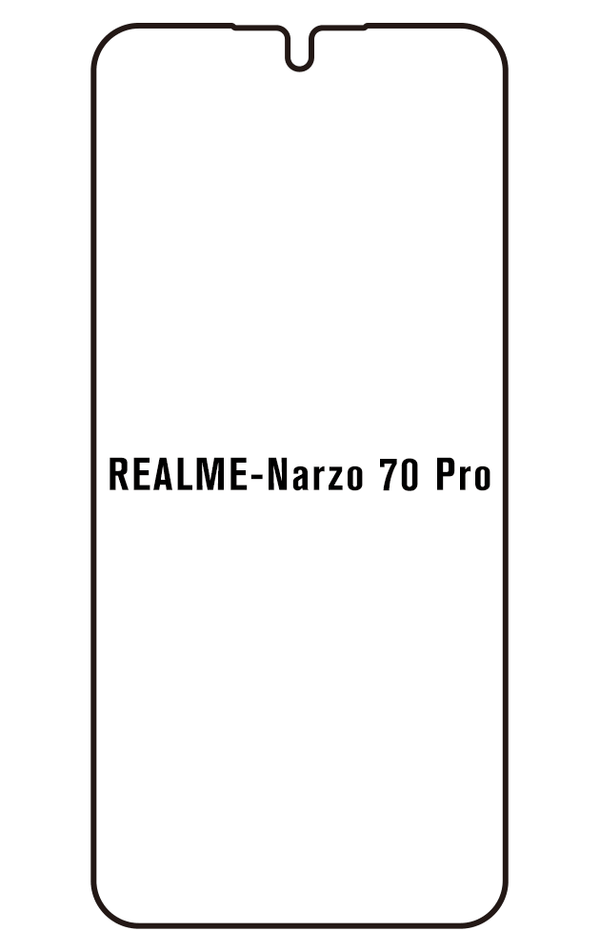 Film hydrogel pour écran Realme Narzo 70 Pro 5G