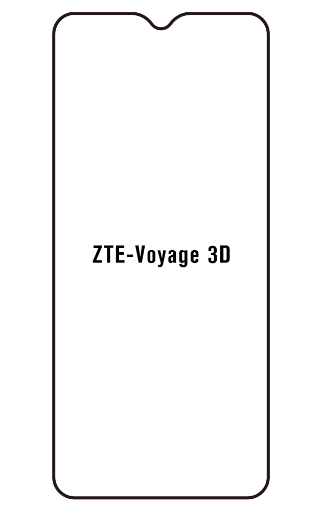 Film hydrogel pour écran Zte Voyage 3D