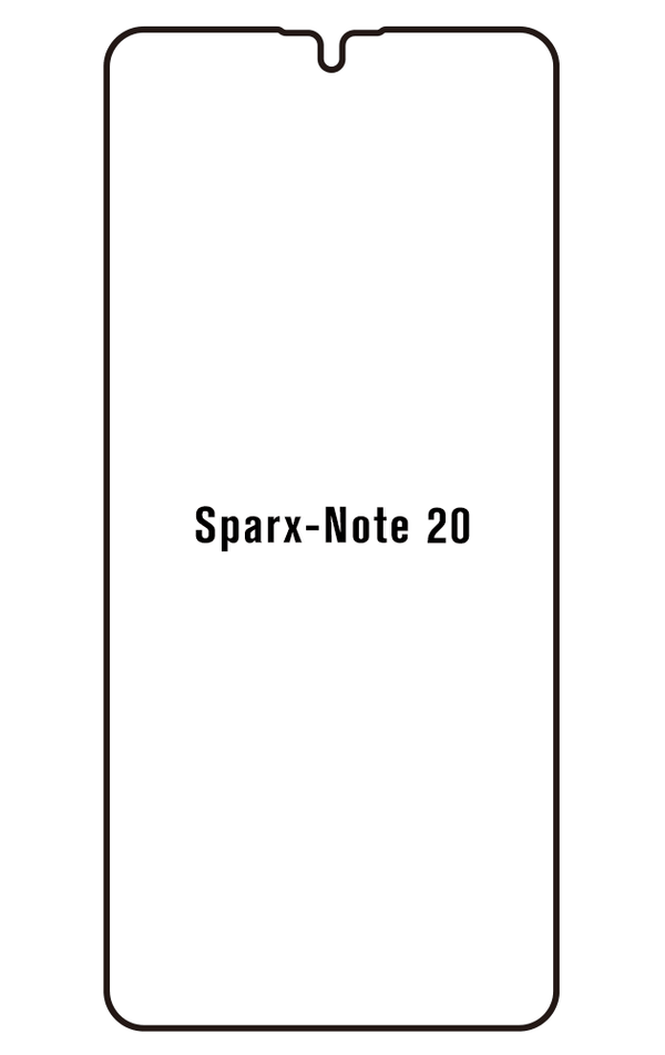 Film hydrogel pour Sparx Note 20