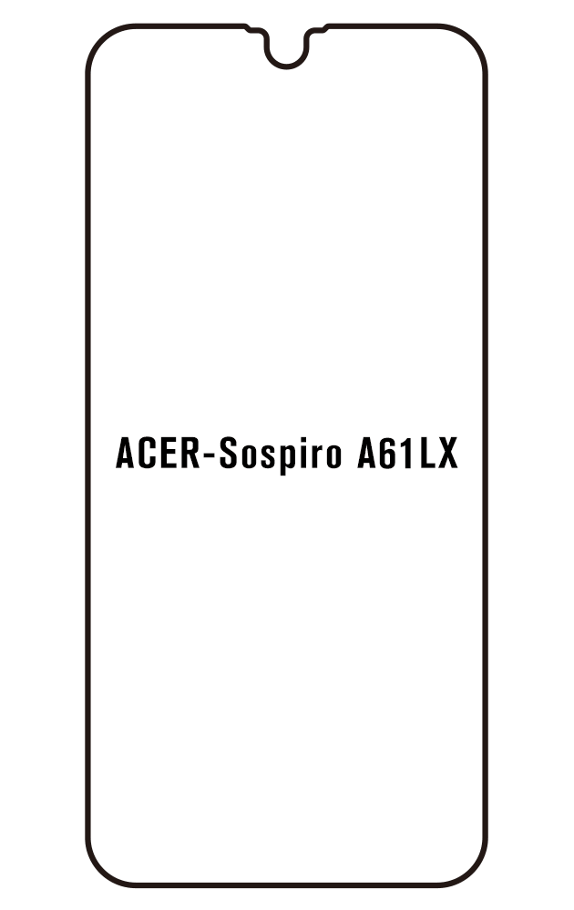 Film hydrogel pour écran Acer Sospiro A61LX