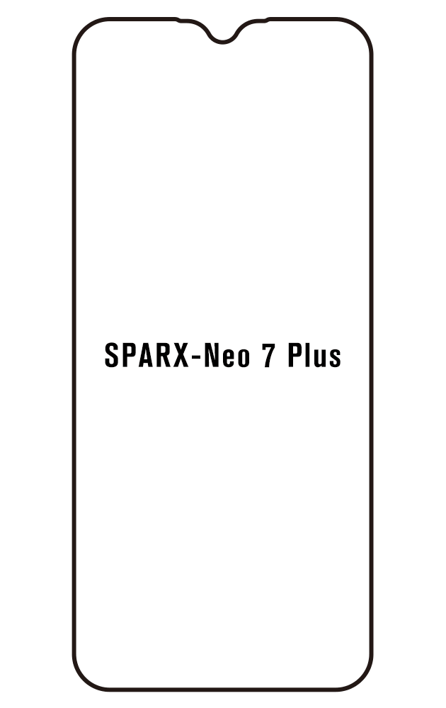 Film hydrogel pour écran Sparx Neo 7 Plus