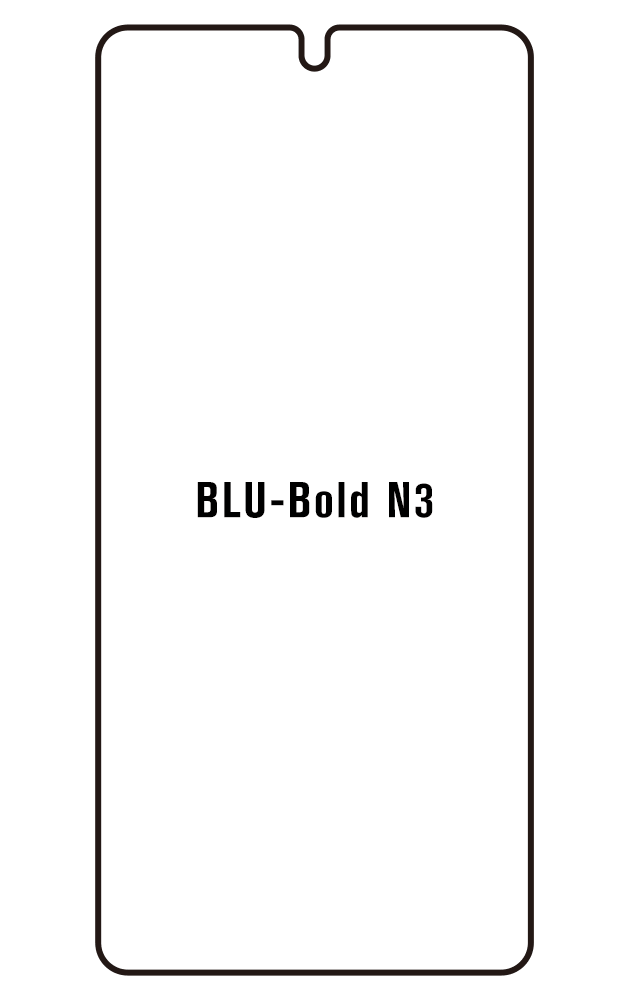 Film hydrogel pour écran BLU Bold N3