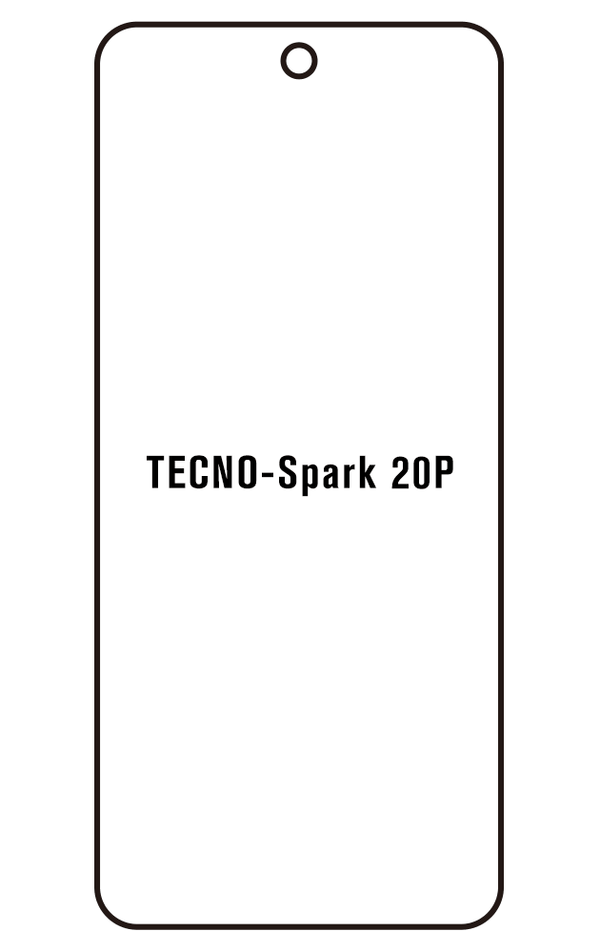 Film hydrogel pour écran Tecno Spark 20P