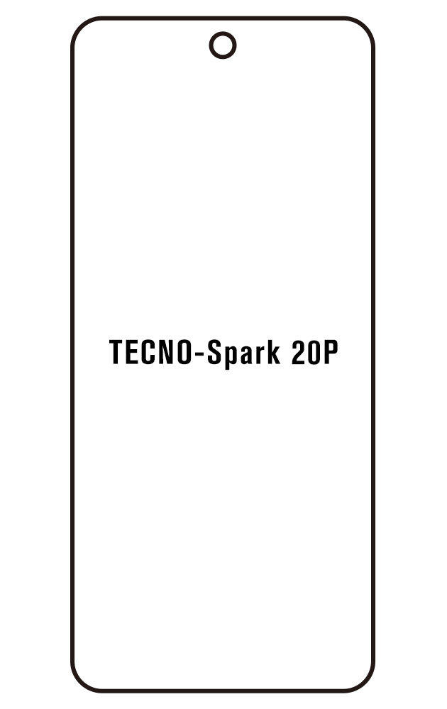 Film hydrogel pour écran Tecno Spark 20P