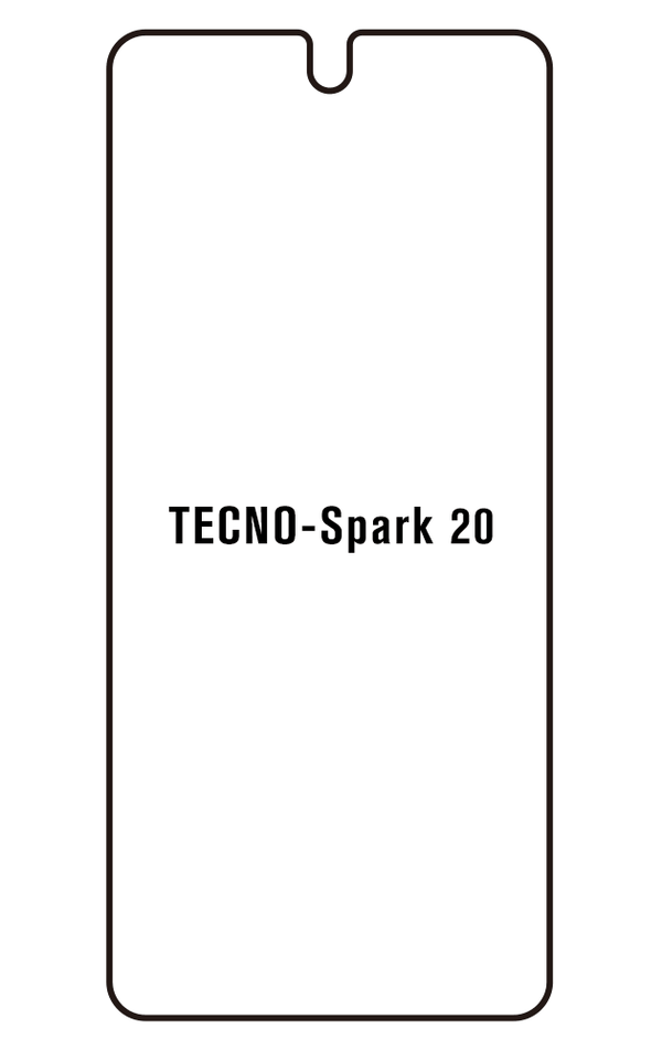 Film hydrogel pour écran Tecno Spark 20