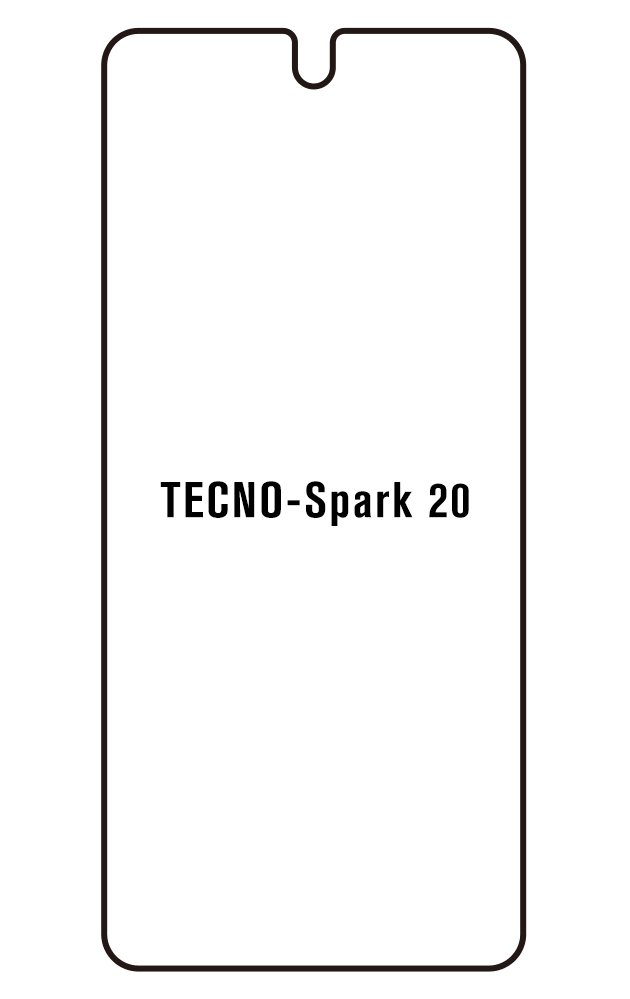 Film hydrogel pour écran Tecno Spark 20