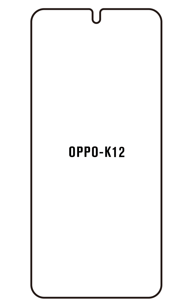 Film hydrogel pour Oppo K12