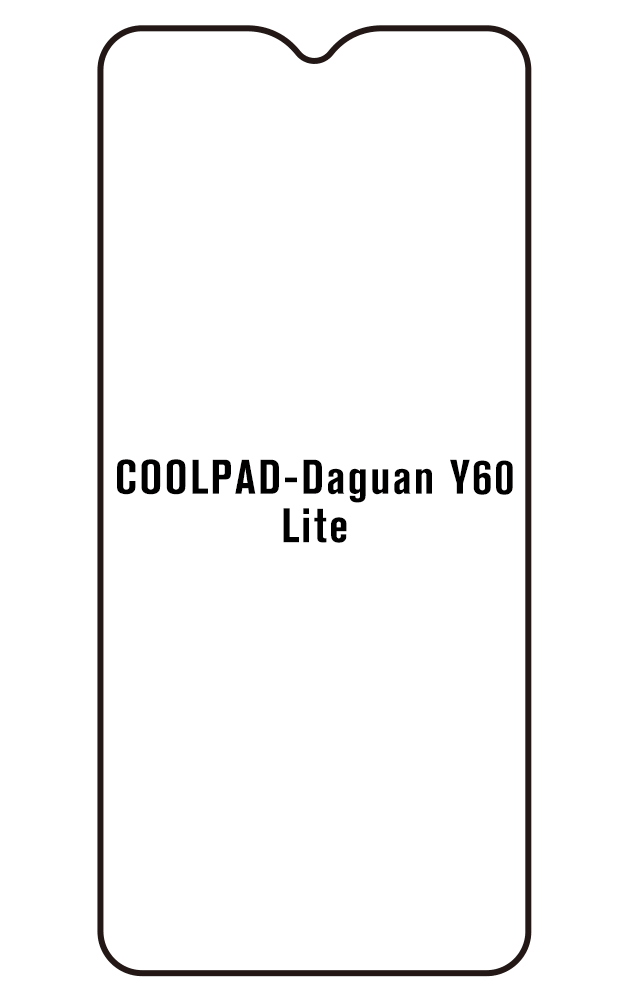 Film hydrogel pour écran Coolpad Daguan Y60 Lite