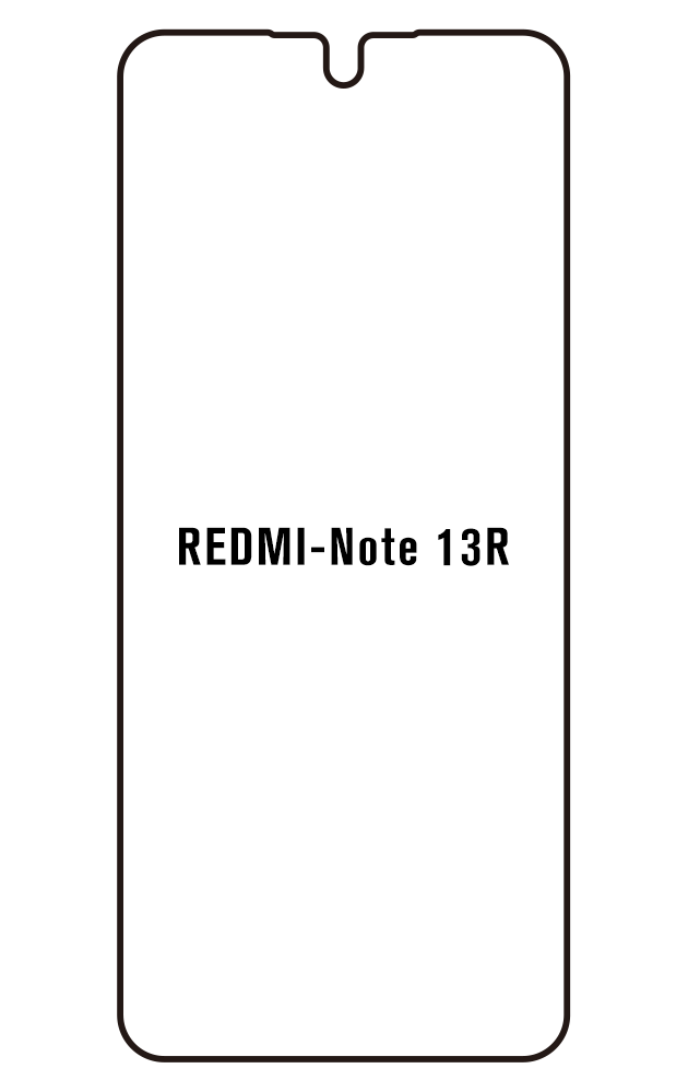 Film hydrogel pour écran Xiaomi Redmi Note 13R