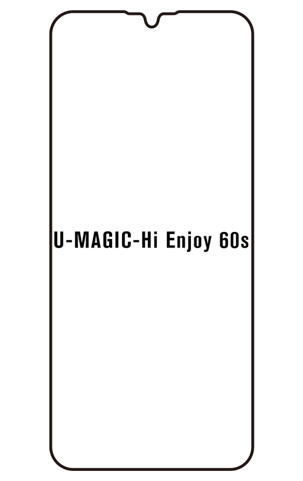 Film hydrogel pour écran U-MAGIC Hi Enjoy 60s