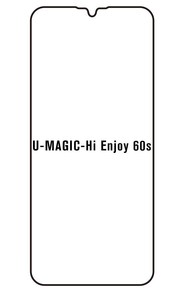 Film hydrogel pour écran U-MAGIC Hi Enjoy 60s