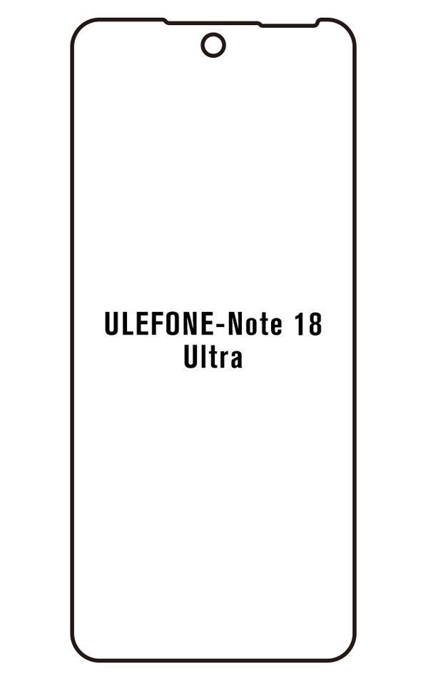 Film hydrogel pour Ulefone Note 18 Ultra