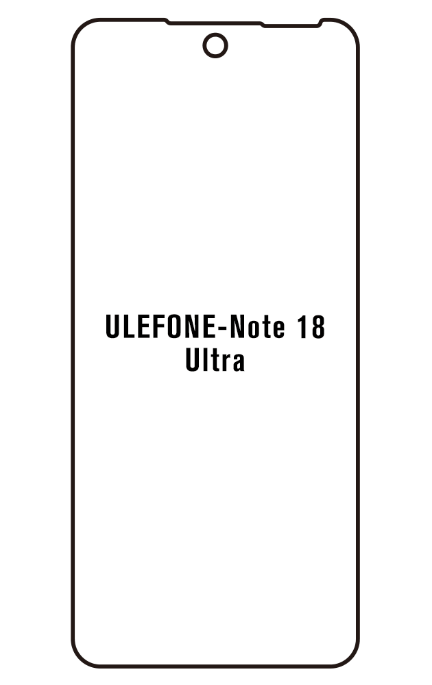 Film hydrogel pour Ulefone Note 18 Ultra