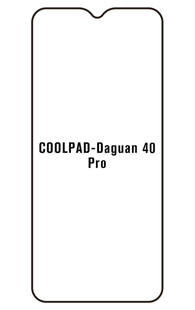 Film hydrogel pour Coolpad Daguan 40 Pro