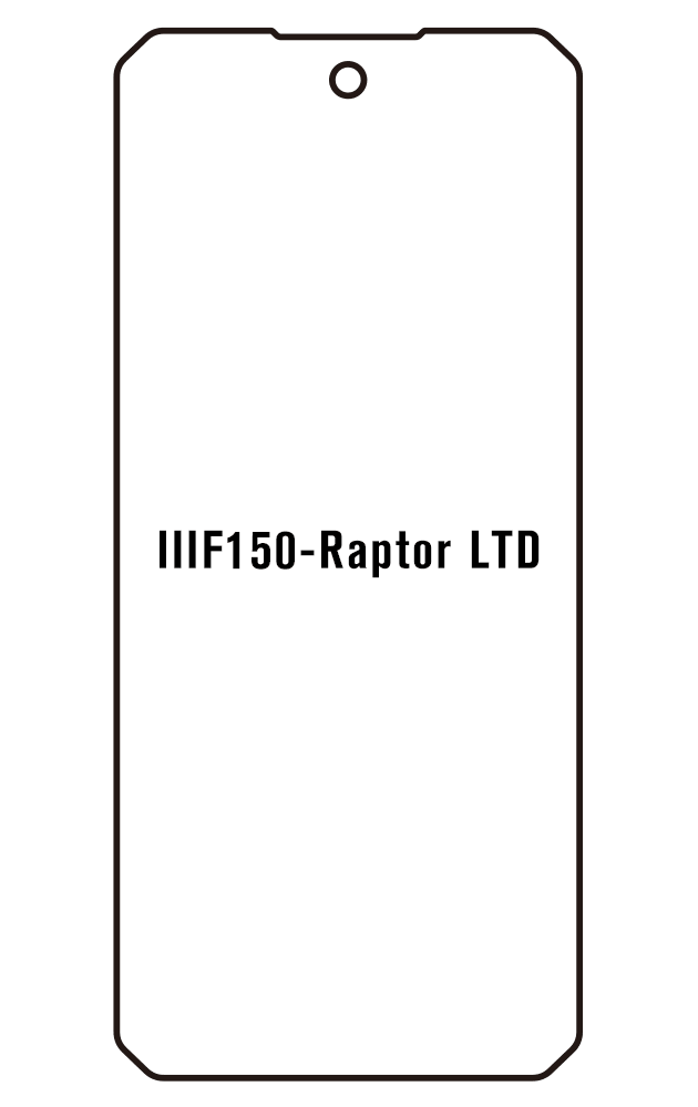 Film hydrogel pour IIIF150 Raptor LTD