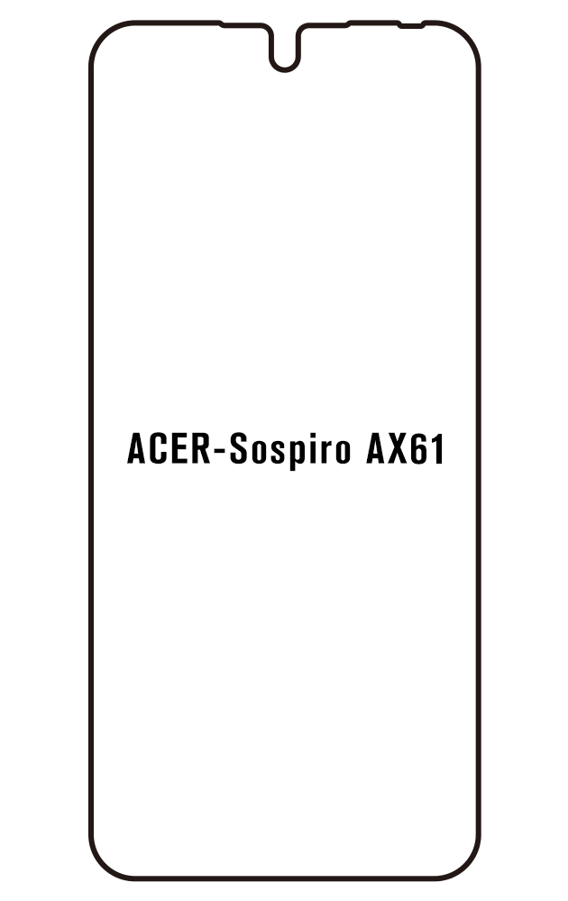 Film hydrogel pour Acer Sospiro AX61