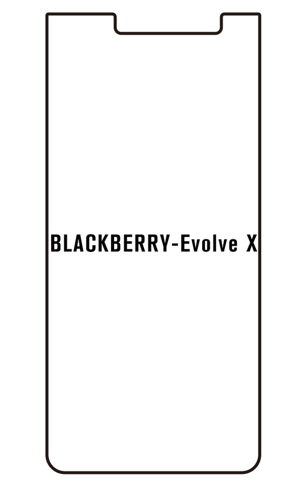 Film hydrogel pour écran BlackBerry Evolve X