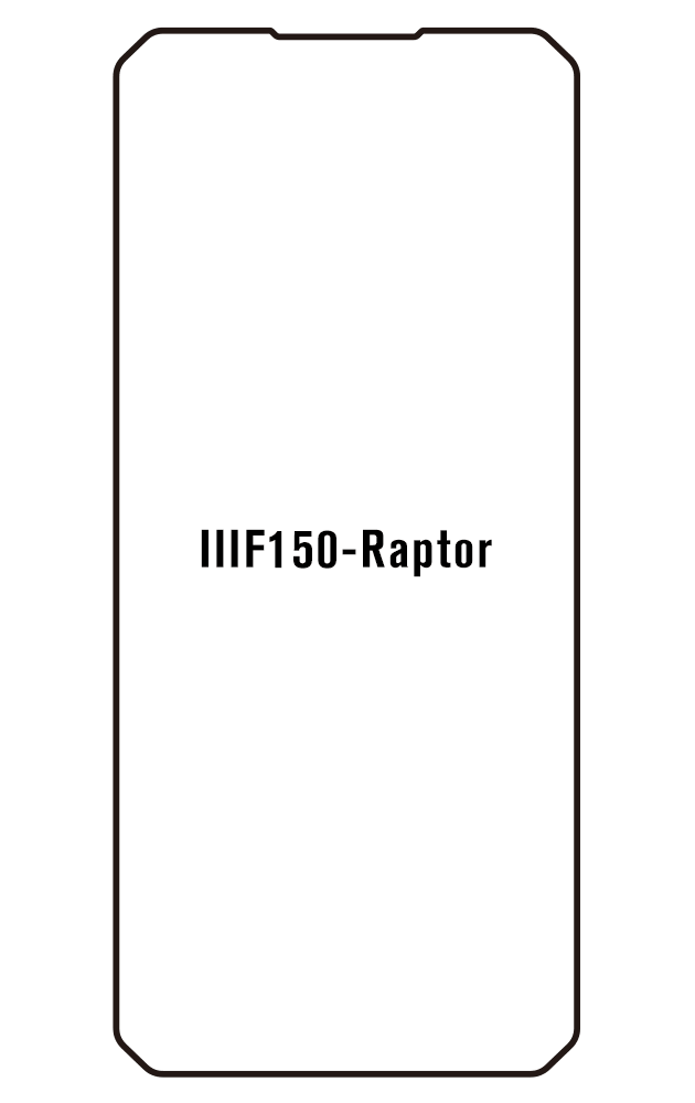 Film hydrogel pour IIIF150 Raptor