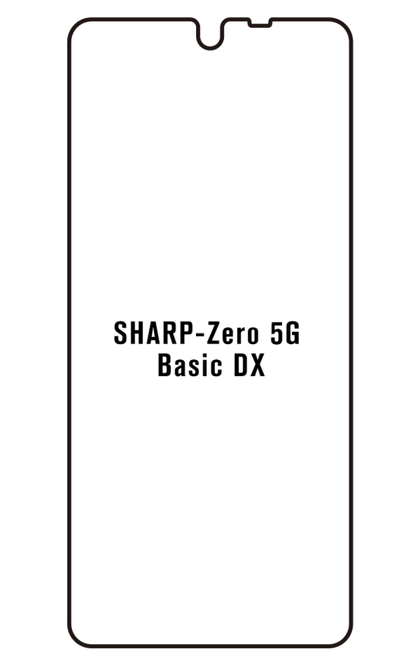 Film hydrogel pour SHARP Zero 5G Basic-DX