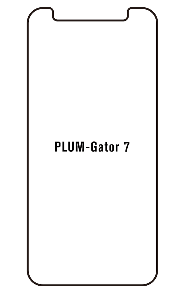 Film hydrogel pour Plum Gator 7