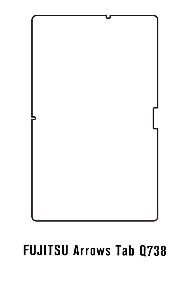 Film hydrogel pour Fujitsu Arrows Tab Q738 13.3