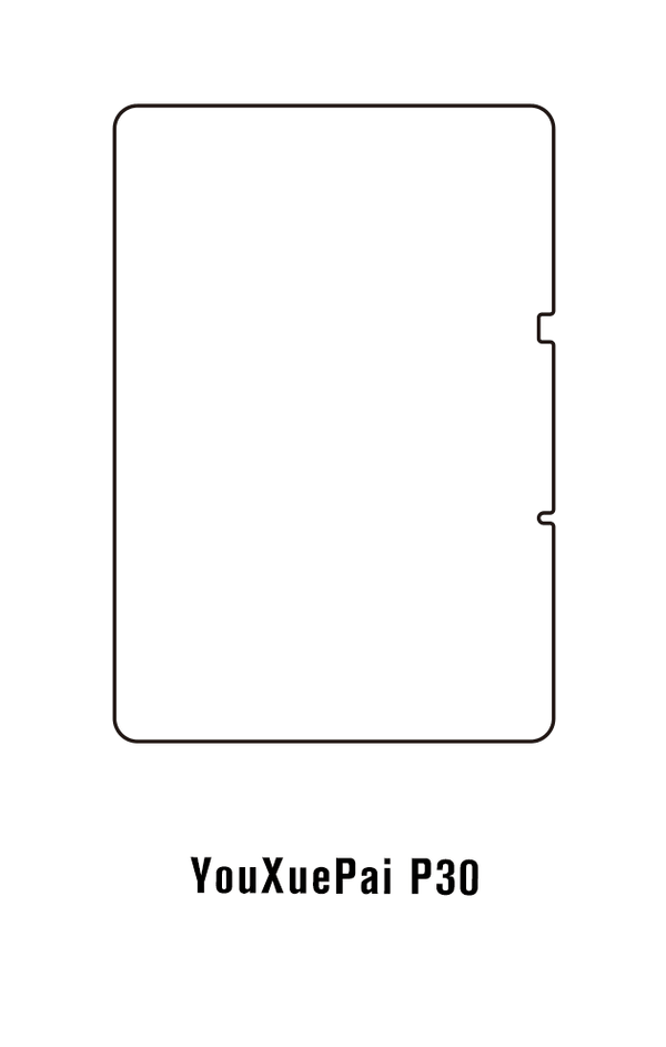 Film hydrogel pour Youxuepai P30 12.2