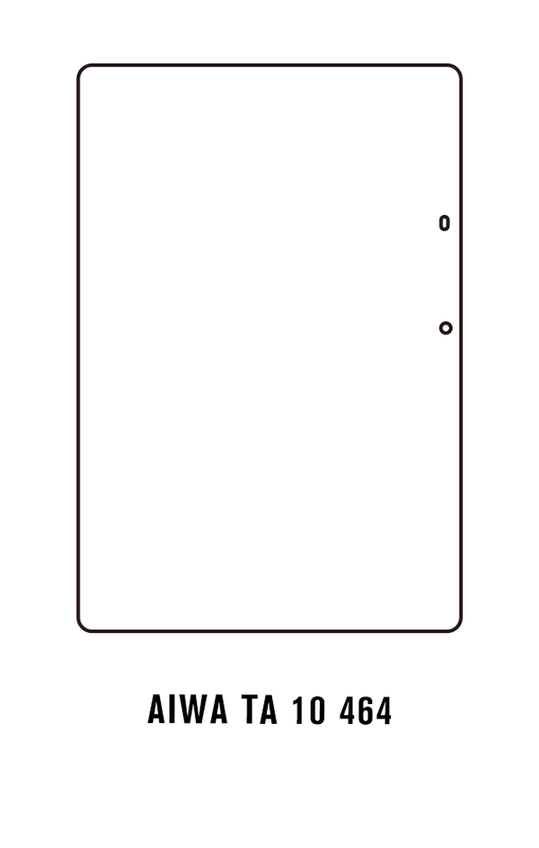 Film hydrogel pour AiwaTablet TA-10-464