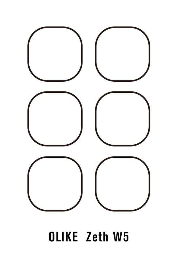 Film hydrogel pour Olike Zeth W5 (OW-W5)