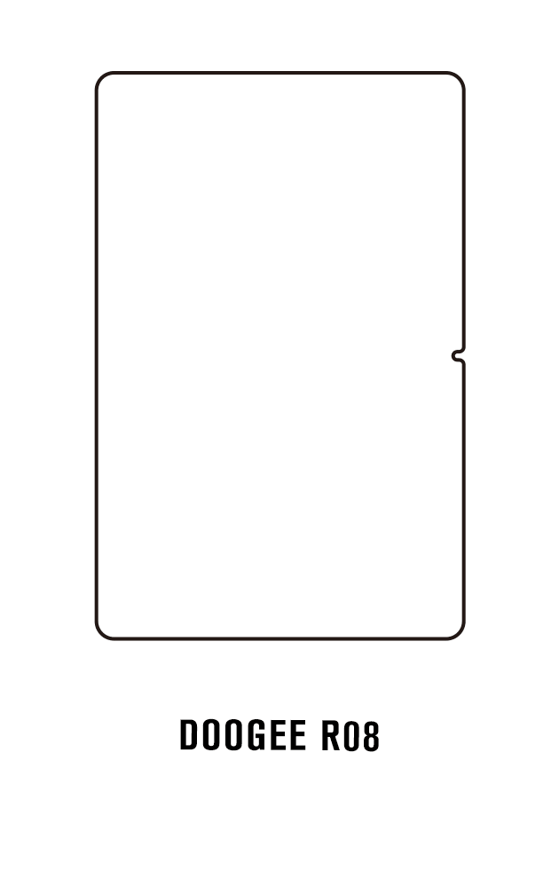 Film hydrogel pour écran DOOGEE R08 10.1