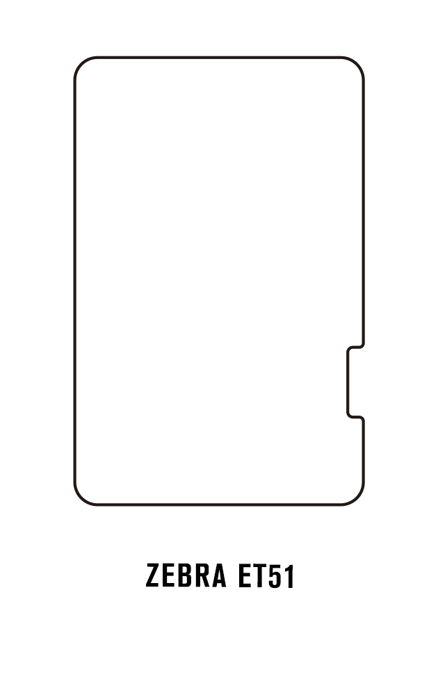 Film hydrogel pour écran Zebra  ET51 8.4