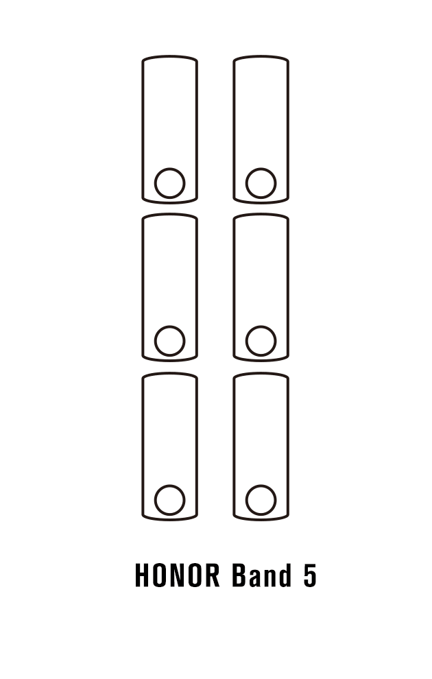 Film hydrogel pour écran HONOR Band 5