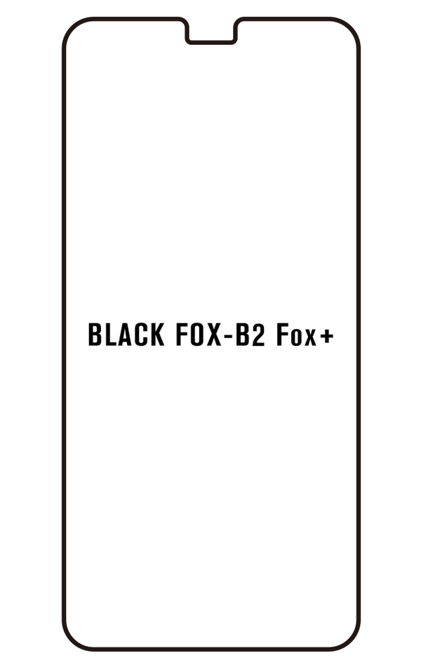 Film hydrogel pour Black Fox B2 Fox+