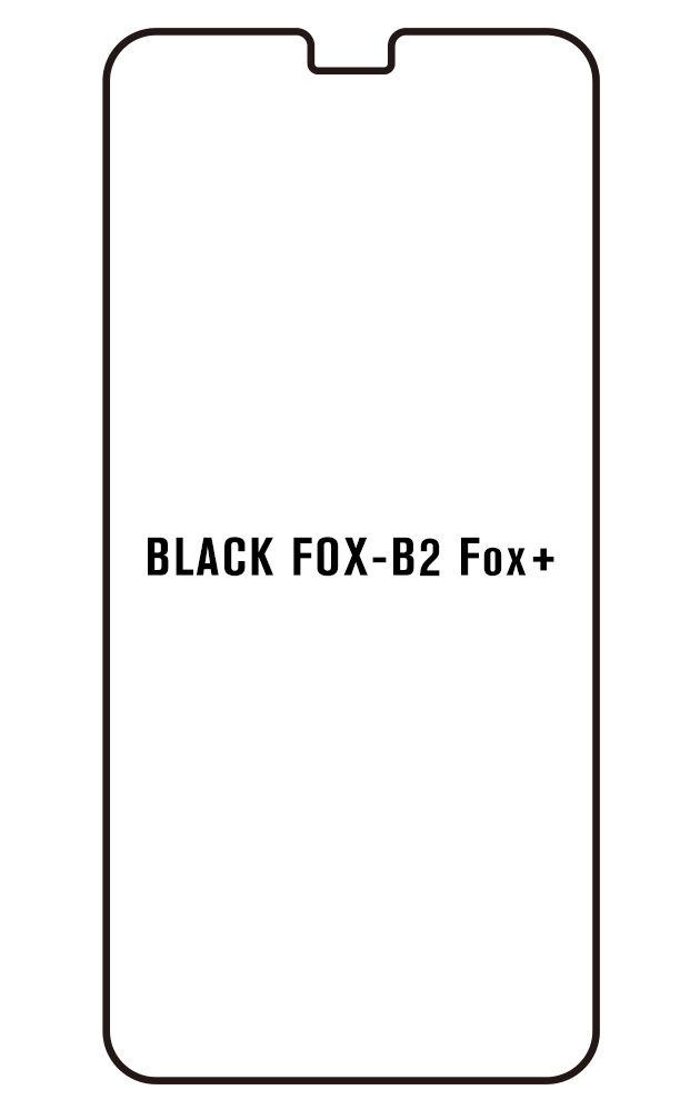 Film hydrogel pour Black Fox B2 Fox+