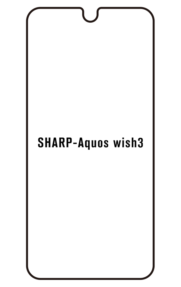 Film hydrogel pour SHARP Aquos wish3