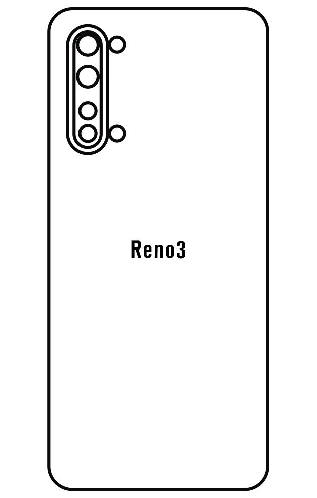 Film hydrogel Oppo Reno3 - Reno3 Youth - Film écran anti-casse Hydrogel