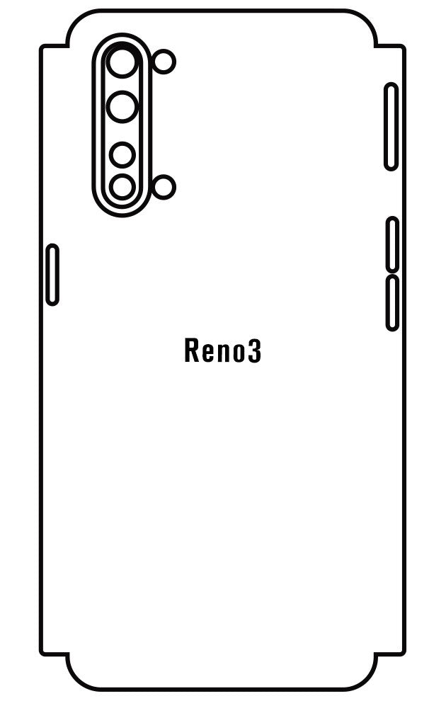 Film hydrogel Oppo Reno3 - Reno3 Youth - Film écran anti-casse Hydrogel