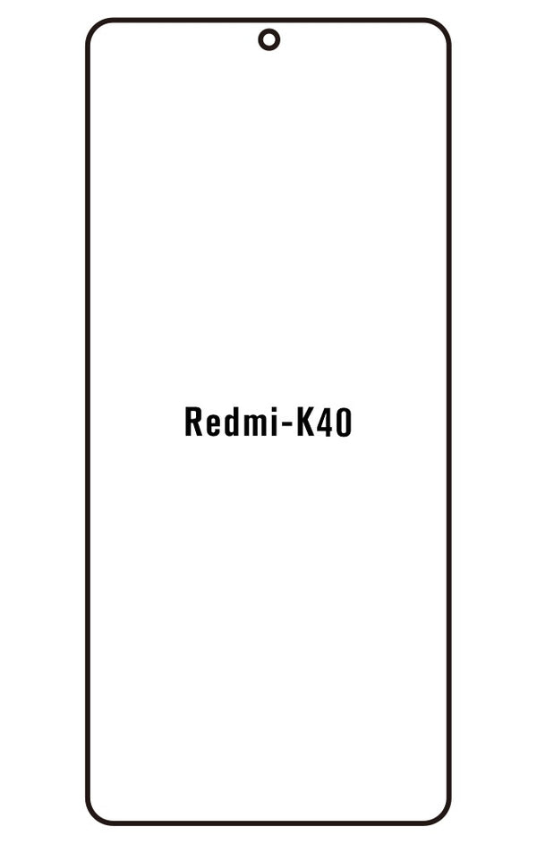 Film hydrogel Xiaomi Redmi K40 - Film écran anti-casse Hydrogel