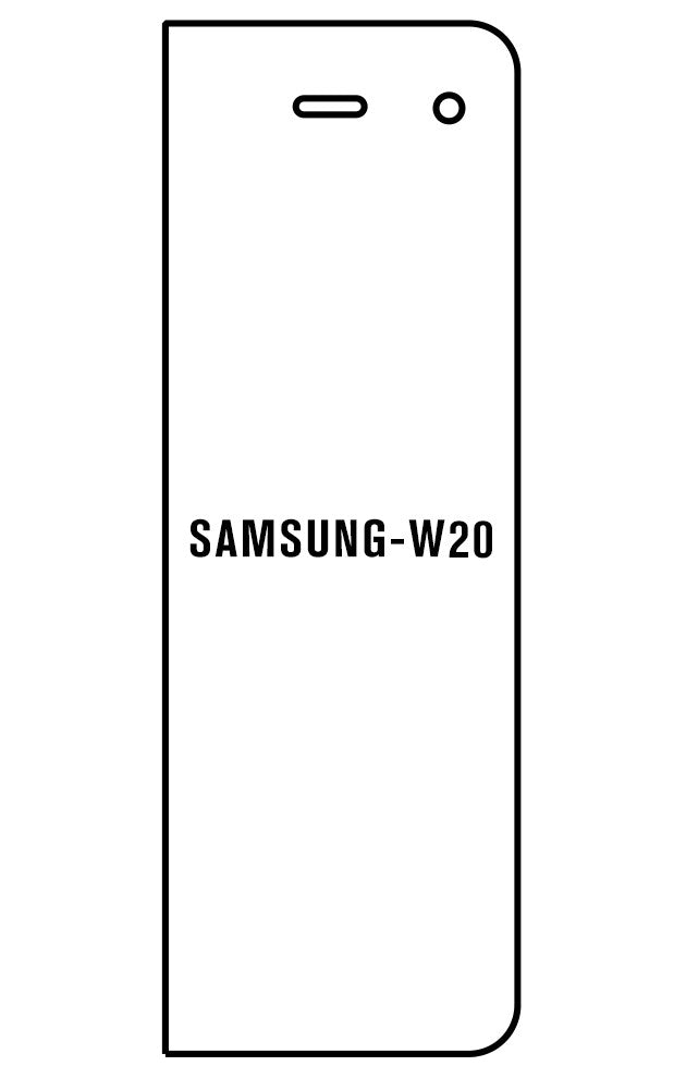 Film hydrogel Samsung Galaxy W20 5G - Film écran anti-casse Hydrogel