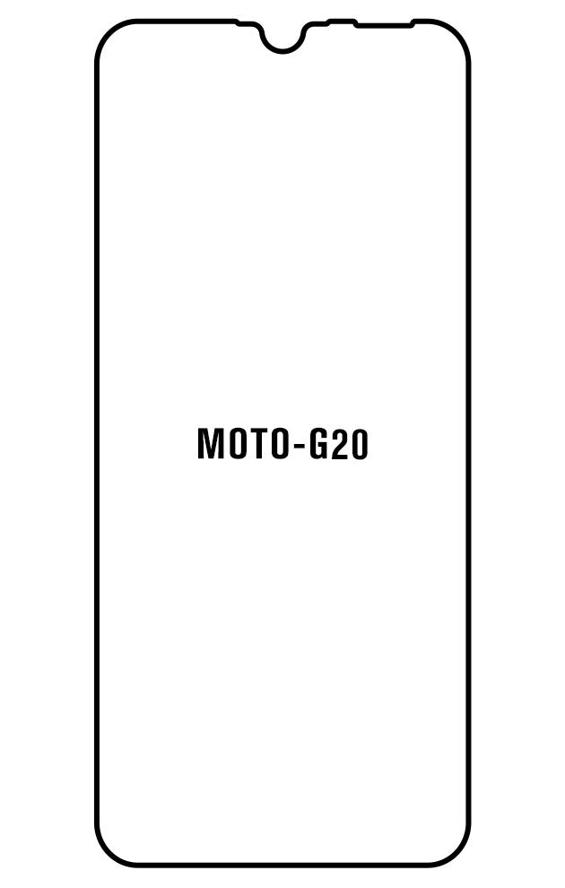 Film hydrogel Motorola G20 - Film écran anti-casse Hydrogel