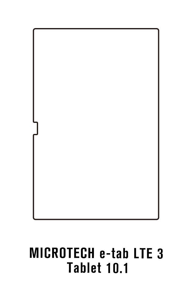 Film hydrogel pour écran Microtech e-tab LTE 3 Tablet 10.1